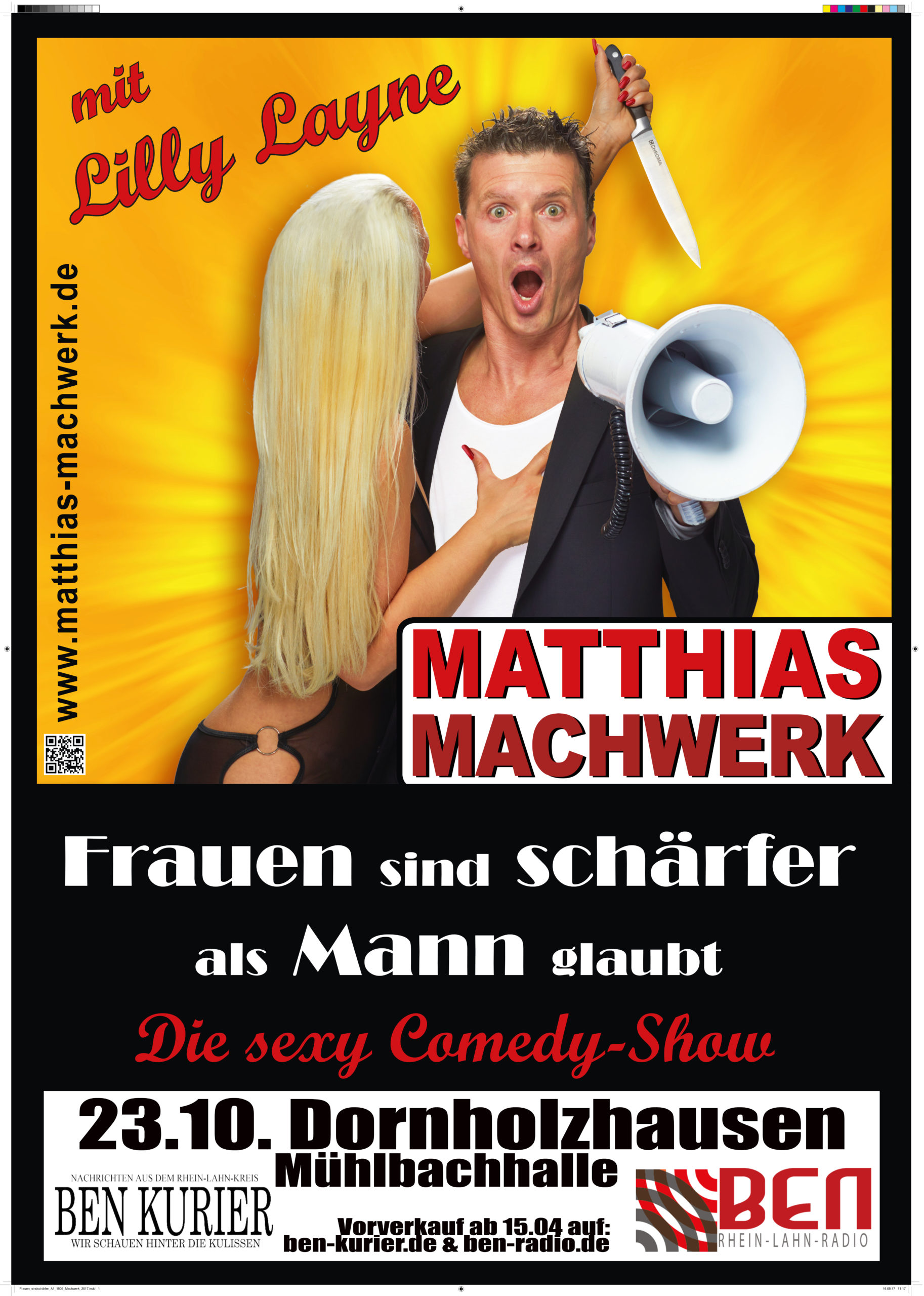 Frauen sind schärfer, als Mann glaubt - Die sexy Comedy Show mit Matthias Machwerk