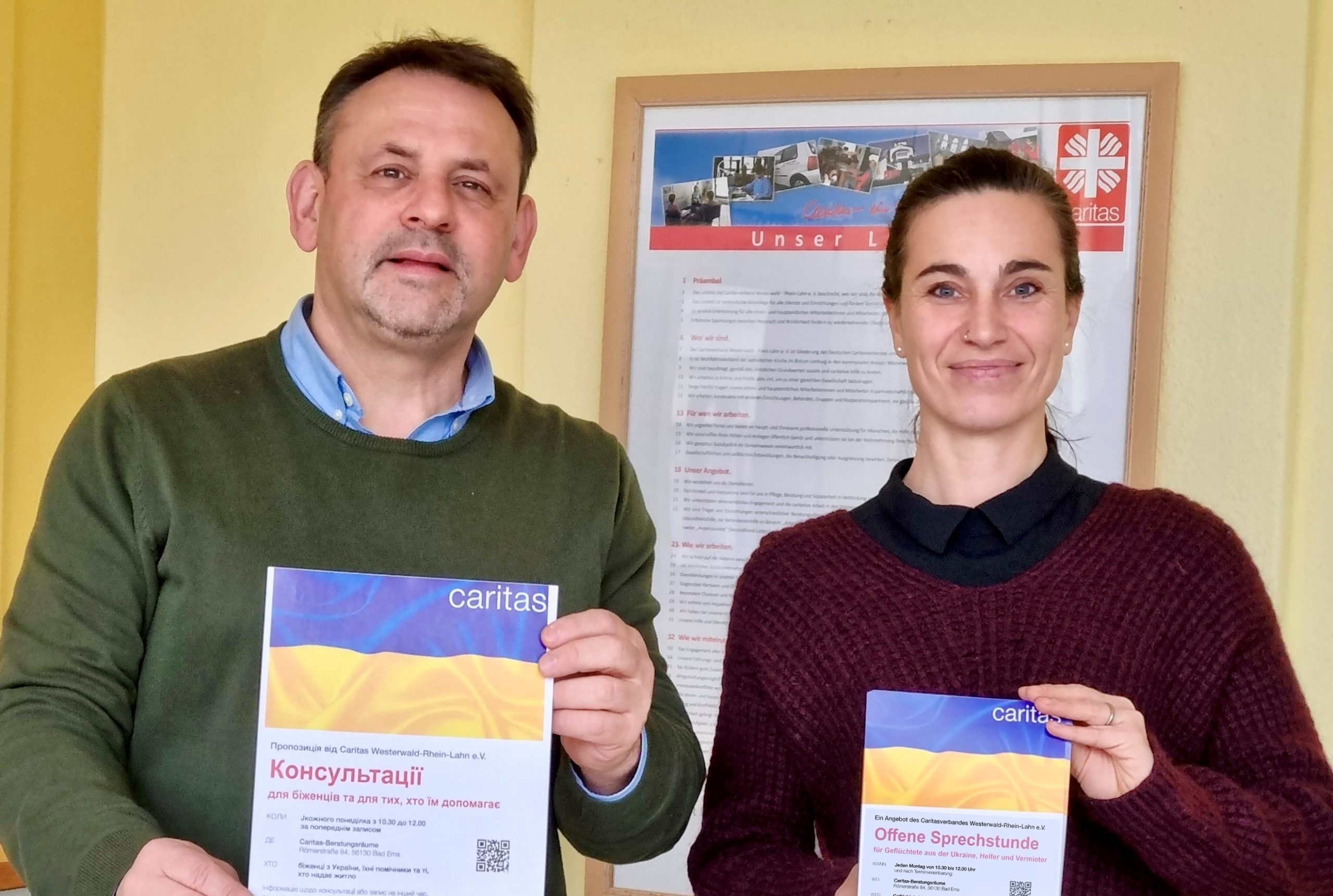 Unterstützung für Geflüchtete aus der Ukraine und deren Helfer