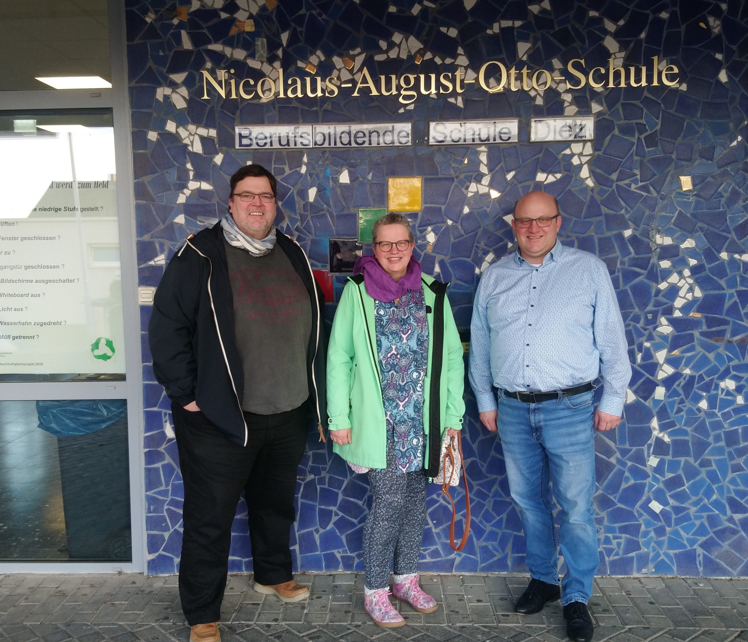 Grüne Kreistagsfraktion besucht Schulen in Diez