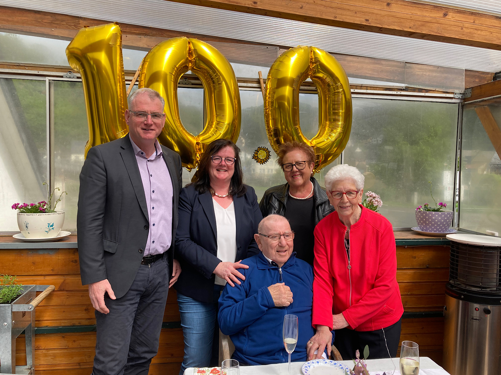 Robert Fischbach feierte 100. Geburtstag in Dausenau
