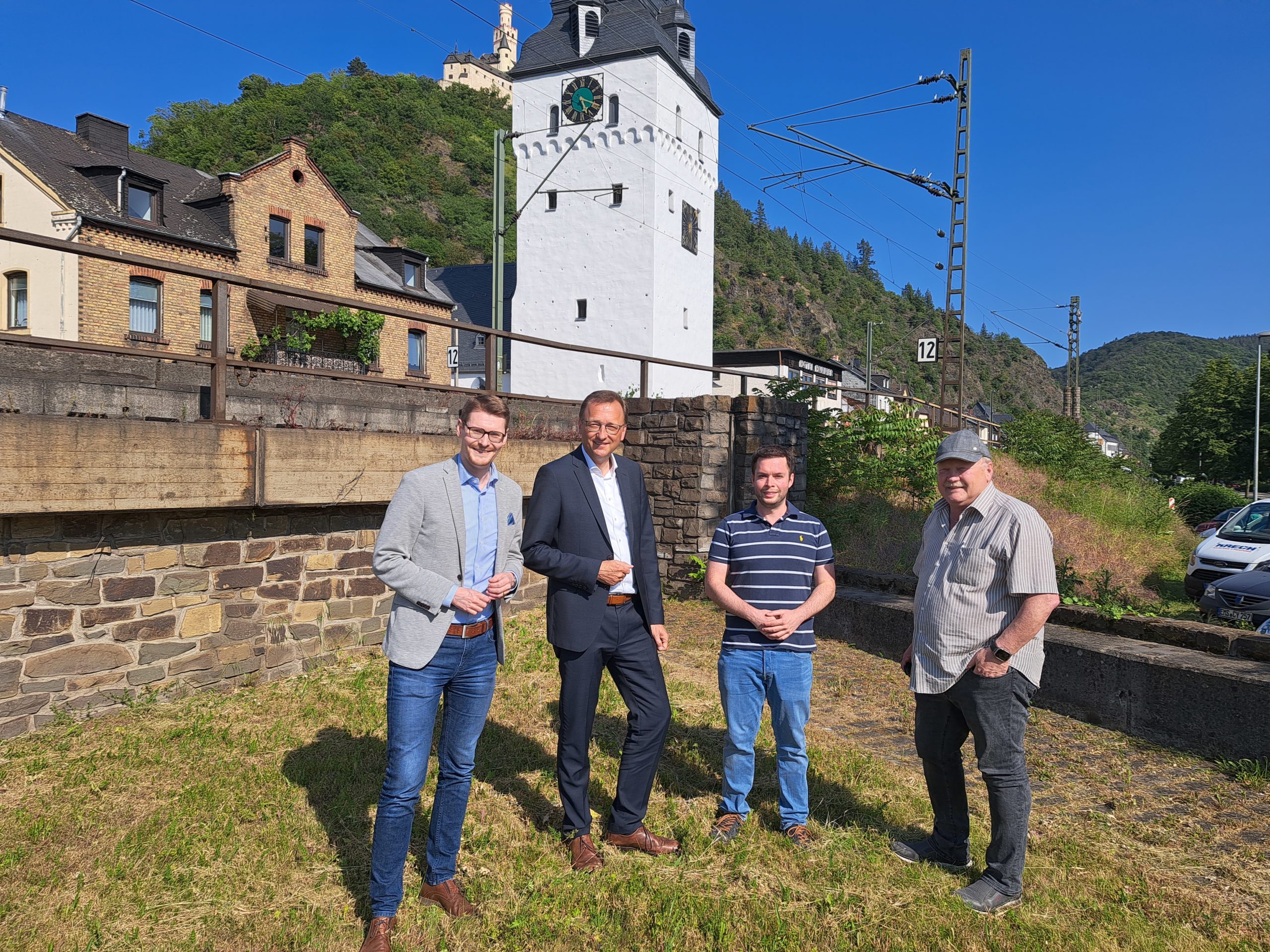 CDU-Bundestagsabgeordneter Josef Oster verspricht Unterstützung für innovative Lärmschutzlösungen im Mittelrheintal 