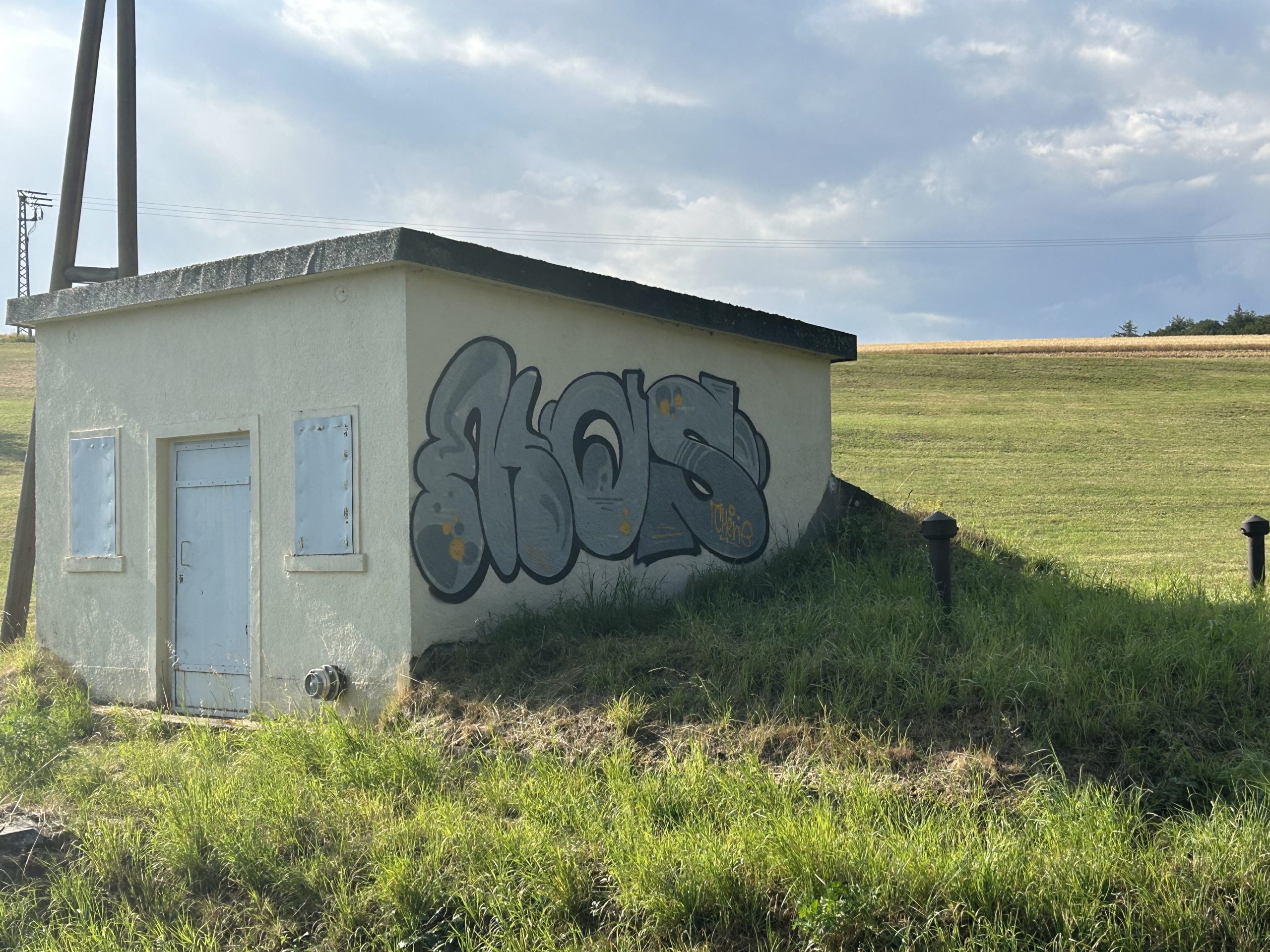 Graffiti Schmierer in Eschbach unterwegs