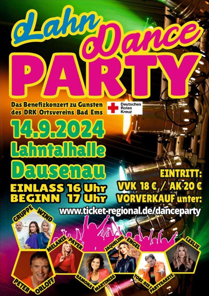 Benefizkonzert: Lahn Dance Party (Schlager) in Dausenau